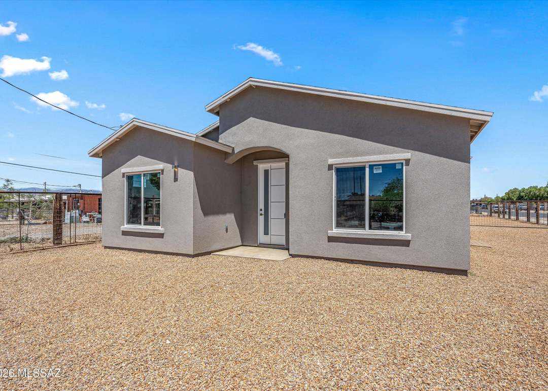 Front of the new home